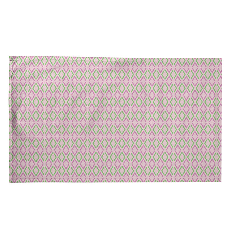 Mcguinness Tea Towel Kitchen Towel, Cotton Twill, Purple/Green