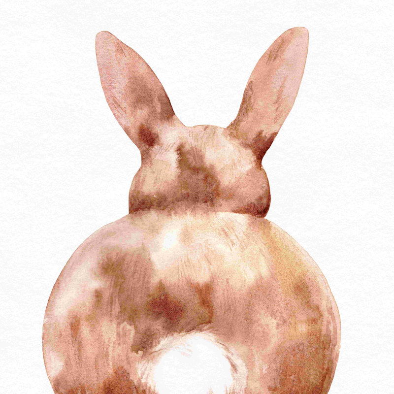 Bunny Buns, peinture sur toile tendue, H 30 po x l 30 po