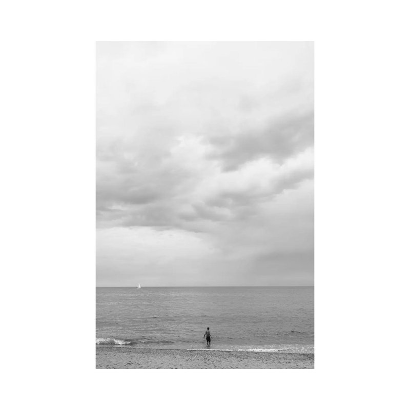 Barcelona Coast by Bethany Young - Print on Canvas, Wrapped Canvas, 152.4cm H x 101.6cm W x 3.81cm D