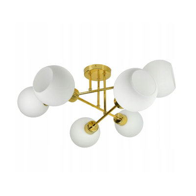 Alyissa Glass Semi Flush Mount