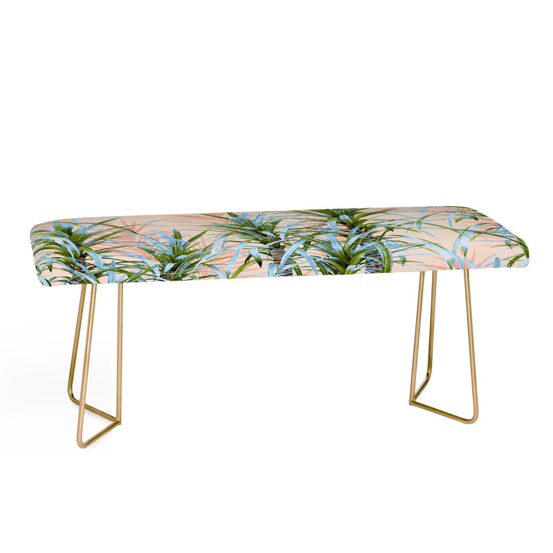Faux Leather Upholstered Bench