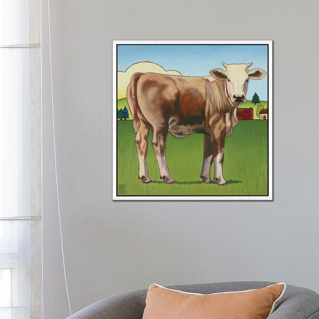 Cow Girl von Stacey Neumiller - Galerie-verpackte Leinwand Giclée auf Leinwand