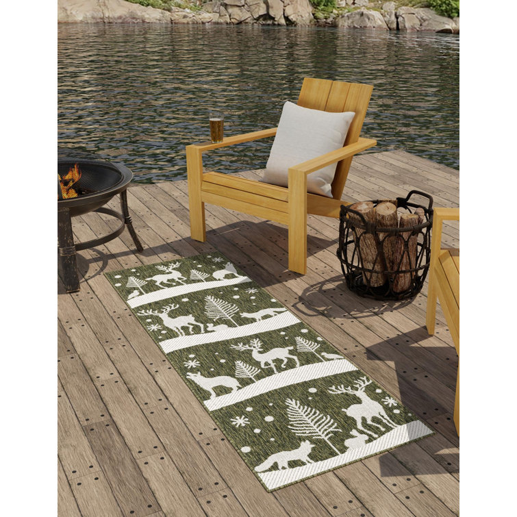 The Holiday Aisle Kazden Indoor/Outdoor Area Rug