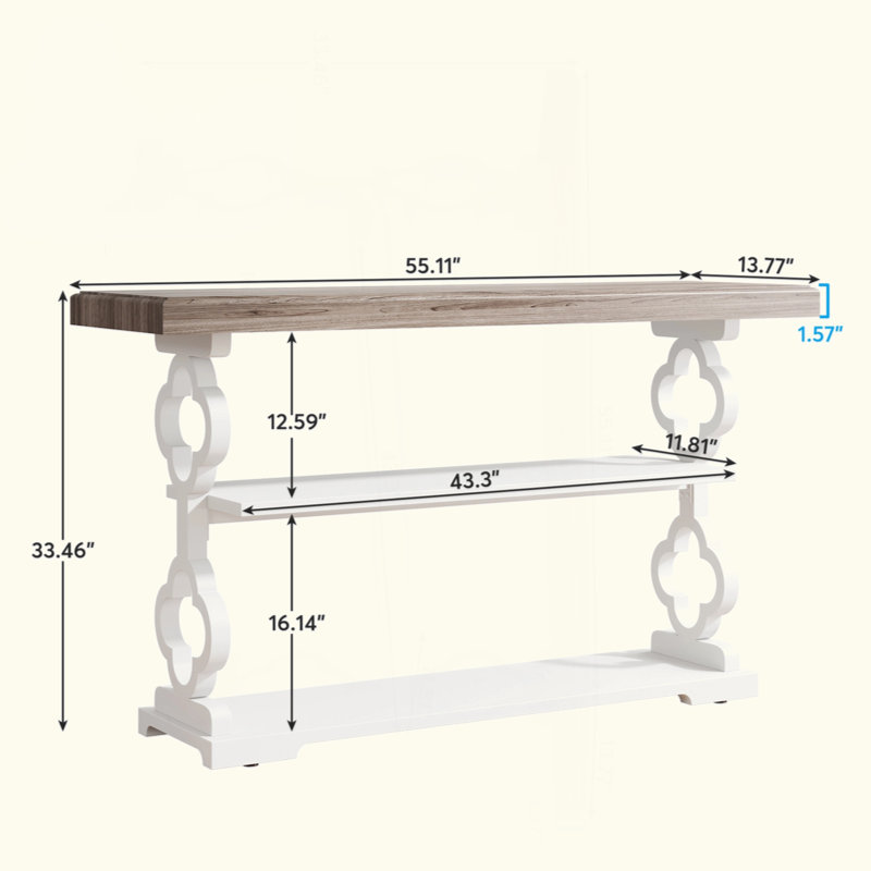 Console de 55 po French Country