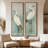 Vintage Landscape Wall Art - 20x60 inches Framed Canvas Set of 2-1841382730