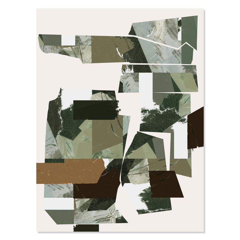 «Green Endeavour I Print» par Cartissi, 30'' W x 40'' H, Toile tendue, No Frame