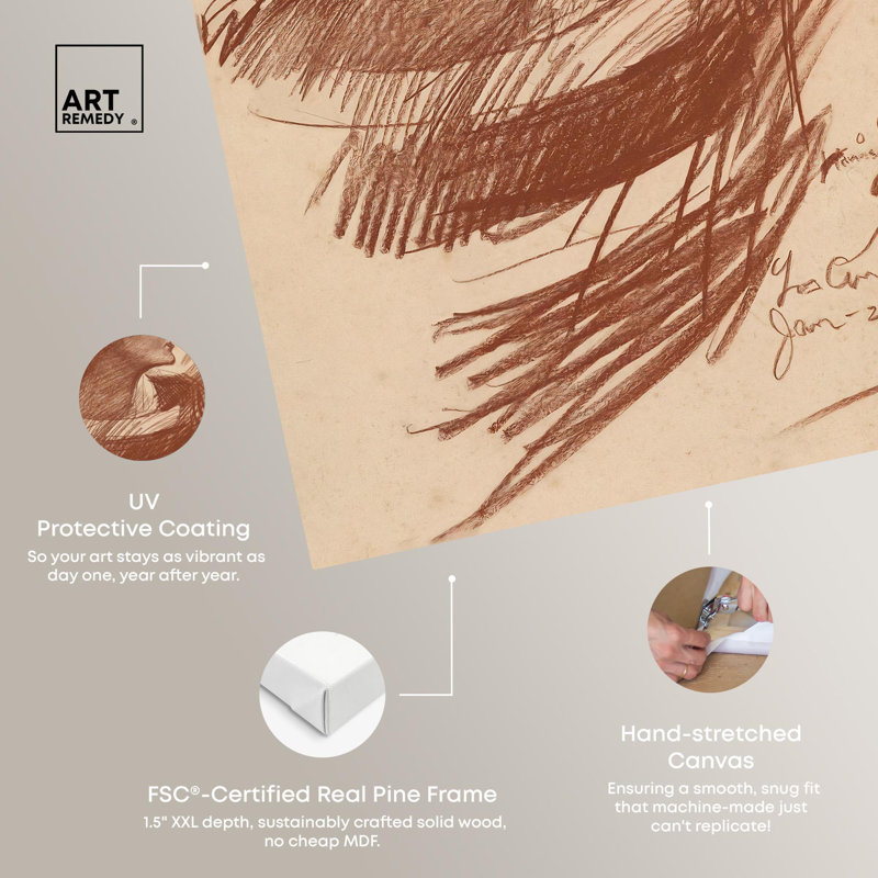 Art Remedy Fluid Contours Canvas Classic Nude Art by Art Remedy
