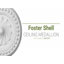 Médaillon de plafond H 15,75 po x l 15,75 po x P 2 po Foster-27786757