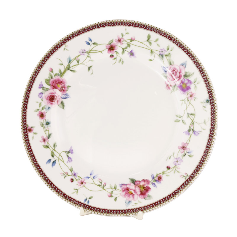 Assiette à dessert 8 po Gracie Bone China Stockwell