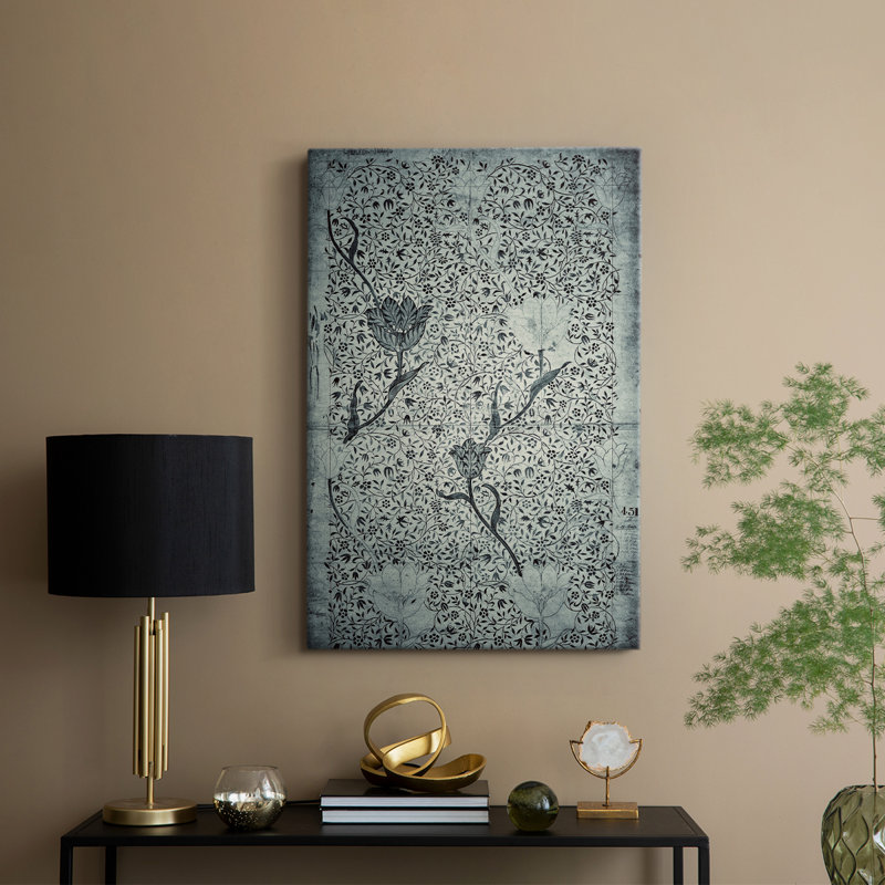 Impression abstraite rétro CXCIX - galerie Cavas, H 48 po x l 32 po