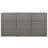 Garbage Can Storage Trash Can Enclosure Wheelie Bin Shed Poly Rattan-50301924