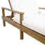 Chaise longue d'extérieur réglable à 5 positions avec structure en bois massif, coussins épais et accoudoirs Jovi-126554041-126554040