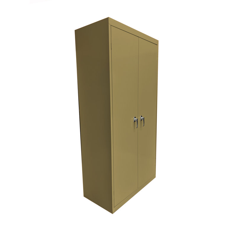 Armoire de rangement en acier soudé Jaylon - l 36 po x P 18 po x H 72 po, Sable tropical