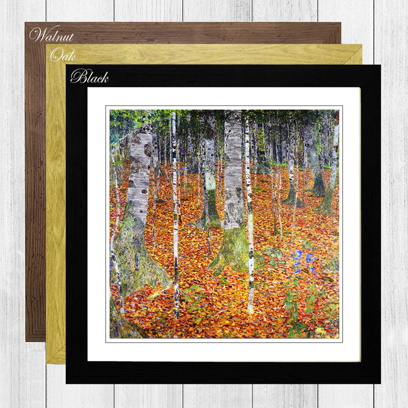 Gustav Klimt - Single Picture Frame Painting, Oak