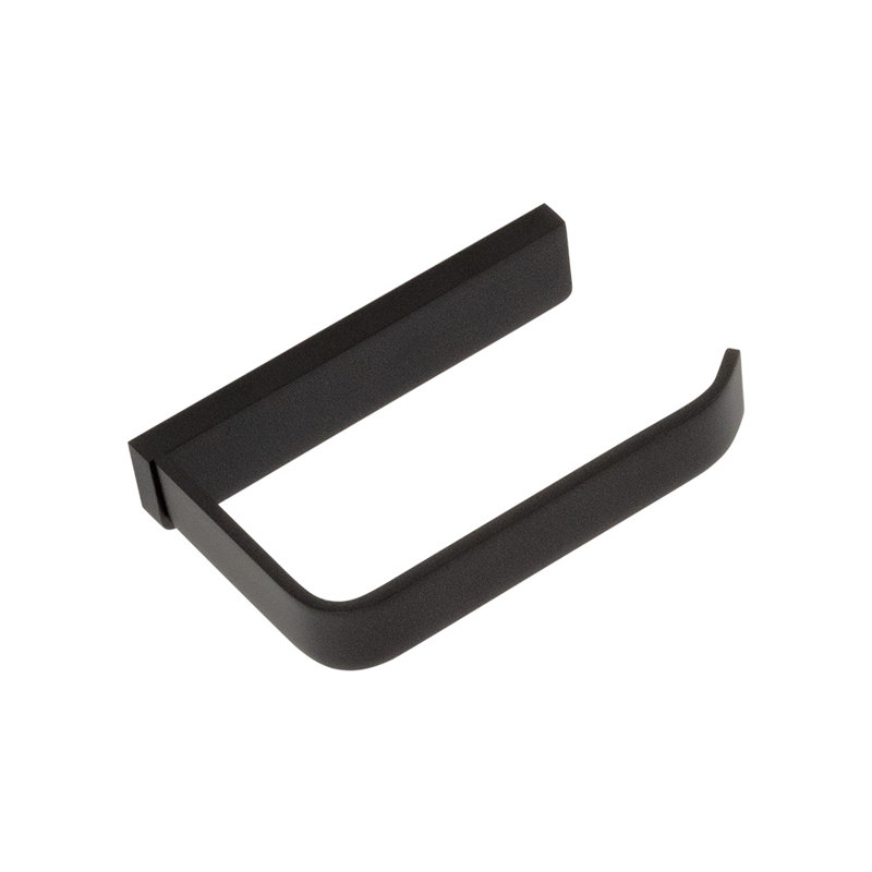 Giulia Wall Mount Toilet Paper Holder, Matte Black