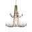 15 - Light Dimmable Tiered Chandelier