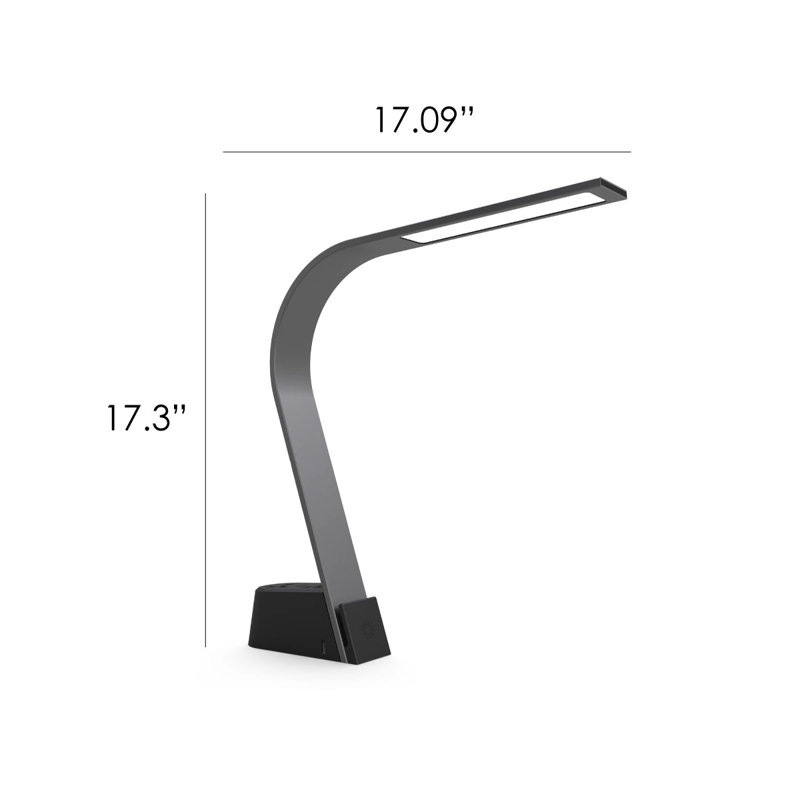 LED Desk Table Lamp, Black