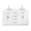 Ensemble de meuble-lavabo double 60 po Gavino-458687466-458687467
