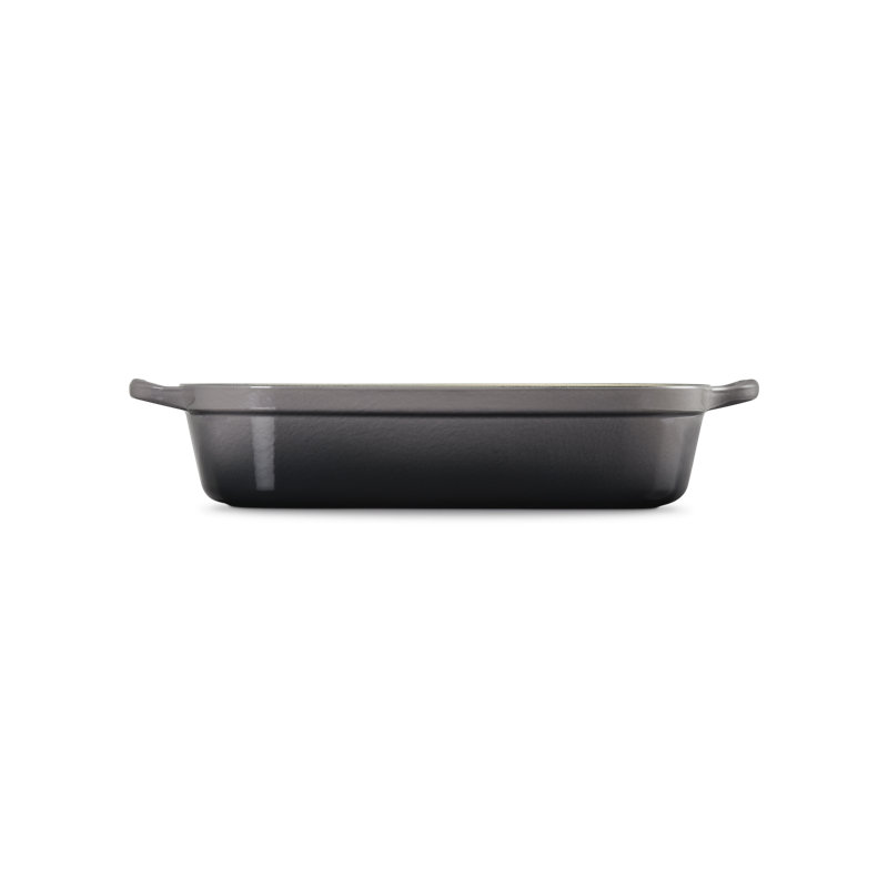 Le Creuset Signature Enameled Cast Iron Roaster, Oyster, 5.25 qt.