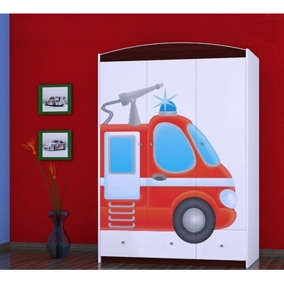 Overstreet 3 Door Wardrobe