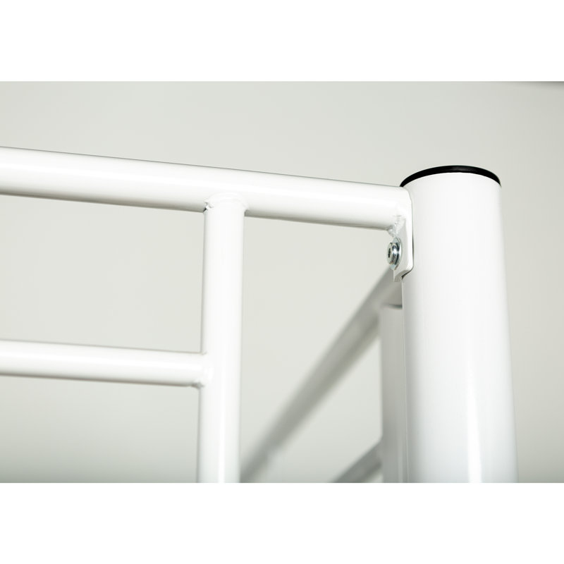 Elisabette Kids Twin Over Twin Bunk Bed, White