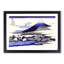 Sagami Province by Katsushika Hokusai - Picture Frame Painting Print-55613204-55613208