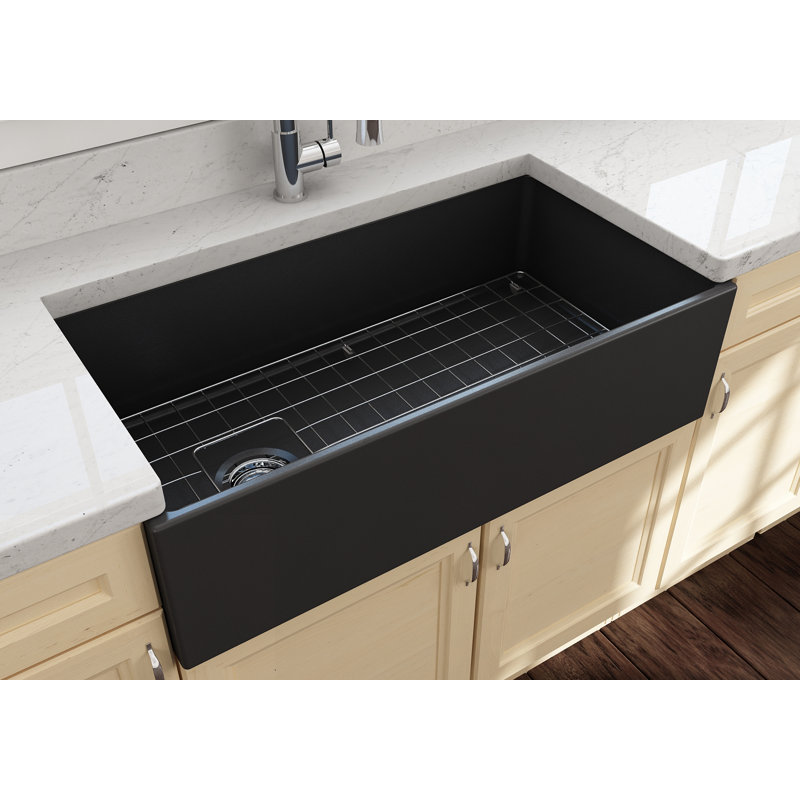 36'' L Farmhouse Kitchen Sink, White