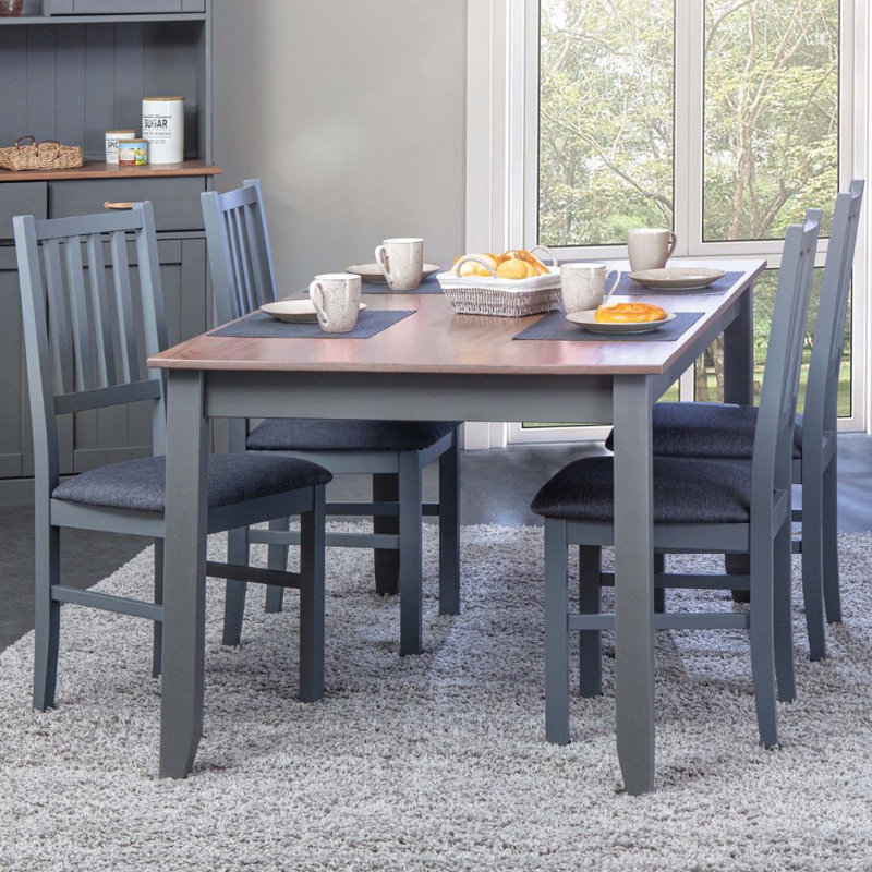 Westerland Dining Table, Gray/Sepia, H75 x D90 x W160 cm