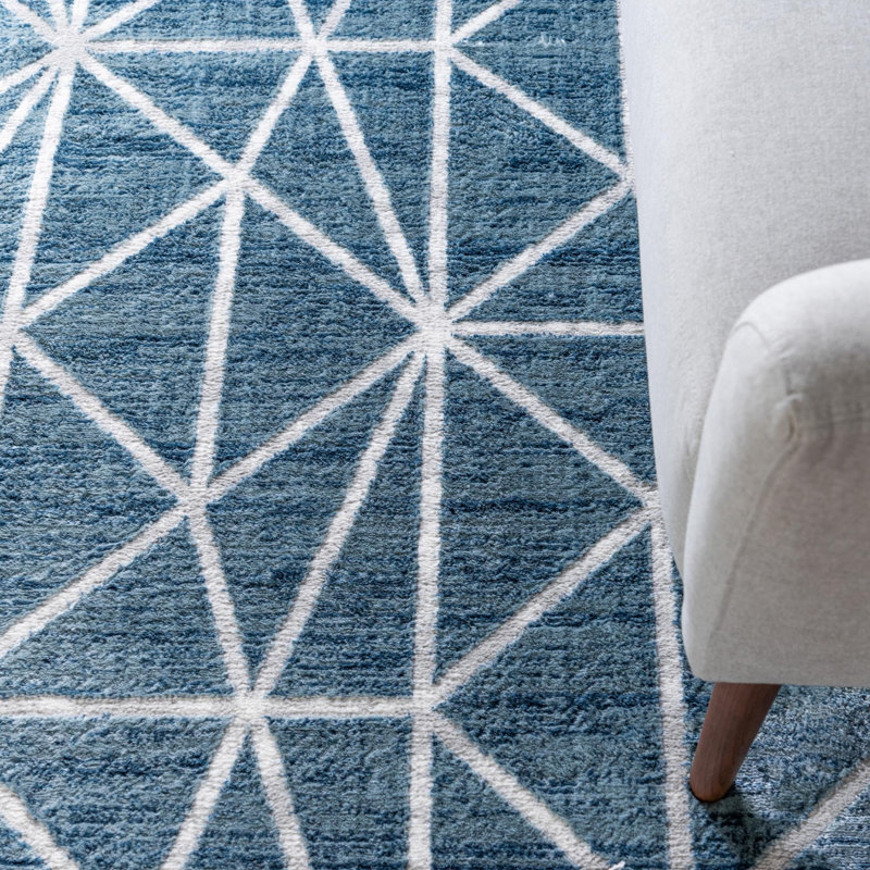 Jantsen Geometric Indoor Rug, Square 7'
