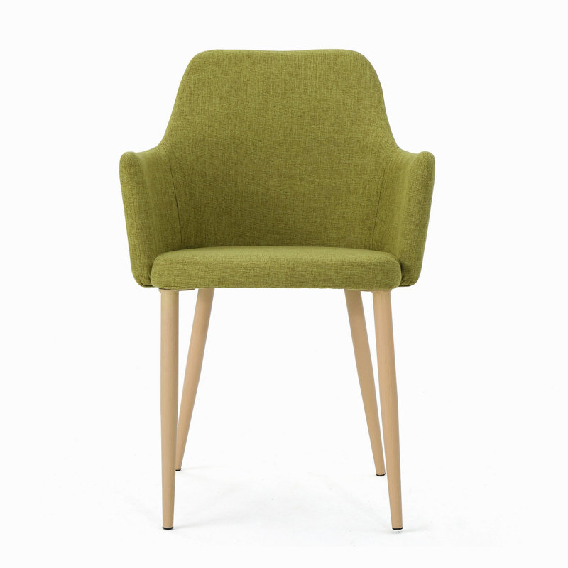 Chaise de salle à manger, Naturel, Vert