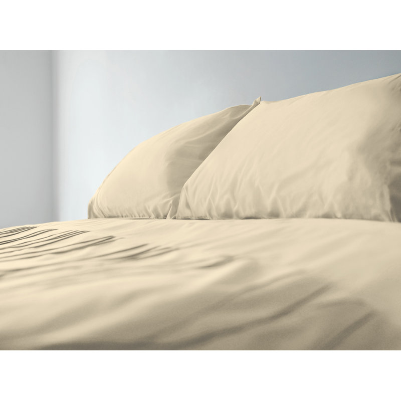 Microfiber Sheet Set, Cream, Full Sheet Set + 1 Fitted Sheet + 2 Pillowcases