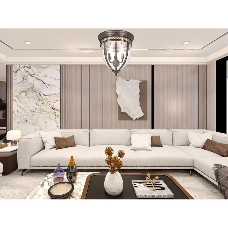 Glass Flush Mount