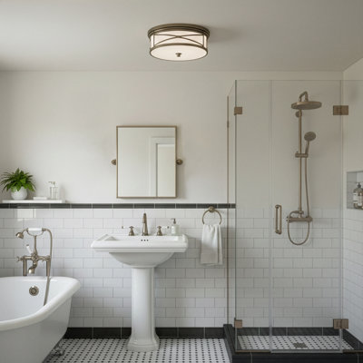 Chase Glass Flush Mount