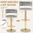 Oluseun Swivel Adjustable Height Counter Stool with Metal Frame-1903373613