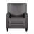 Transitional Gray Push Back Reclining Chair