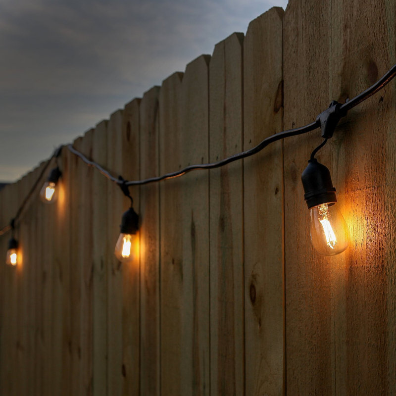 9 - Bulb 25 in. Plug-in LED String Lights