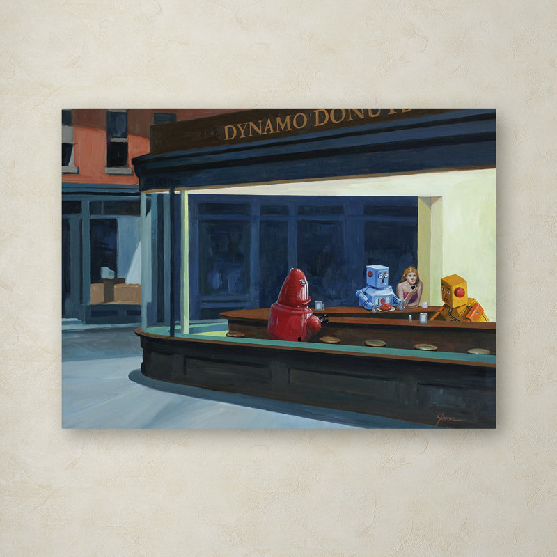 Eric Joyner 'Robohawks' Gallery-Wrapped Canvas Art