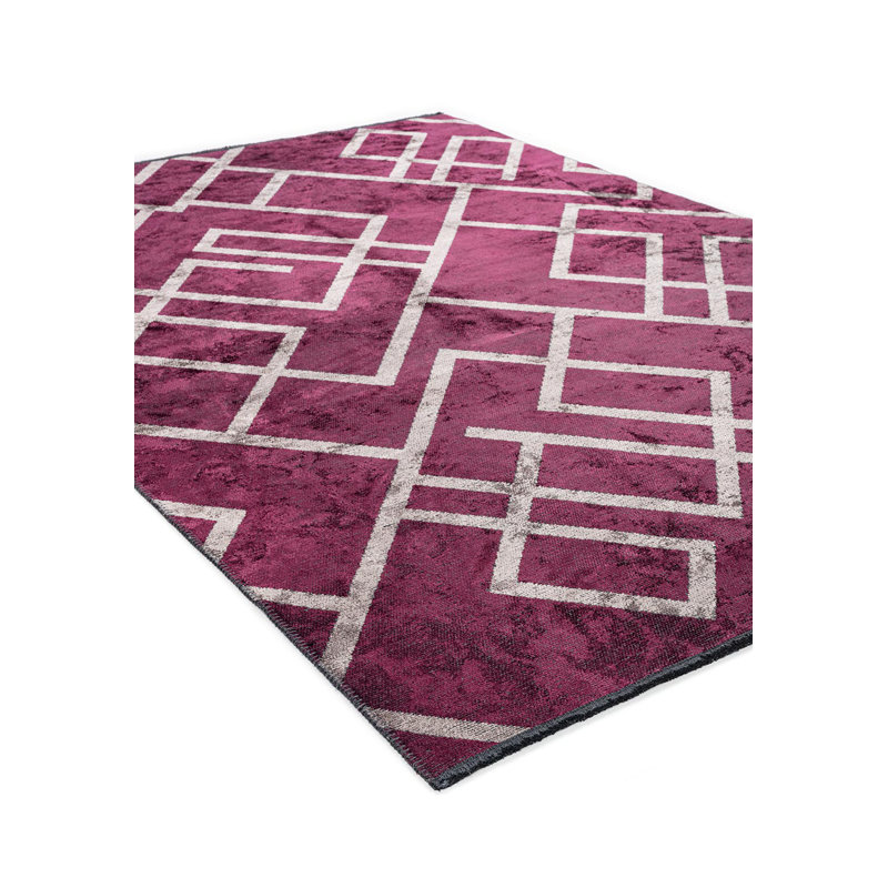 Rapture Geometric Shapes Area Rug, Square 9'10"
