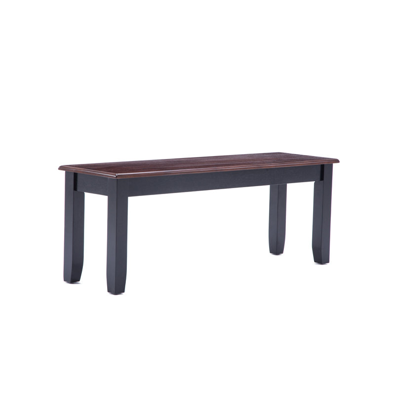 Raffe Bench, Black/Cherry