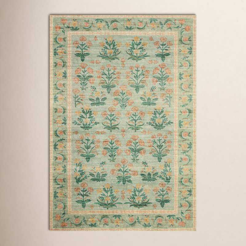 Rifle Paper Co. x Loloi Eden Mughal Rose Blush Rug