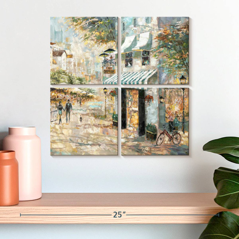 Lilie Rooftop Cafe Detail II, 18" H x 18" W