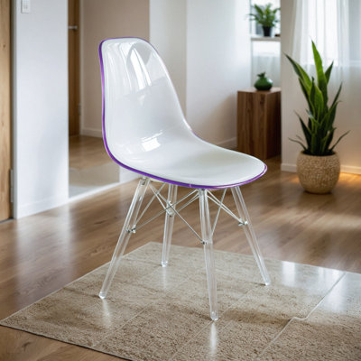 Chaise d'appoint en acrylique Culley