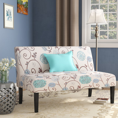 Nhat 50" W Upholstered Linen Loveseat