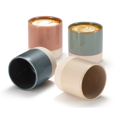 Tasses à café au lait Kook, 10,5 oz, ensemble de 4