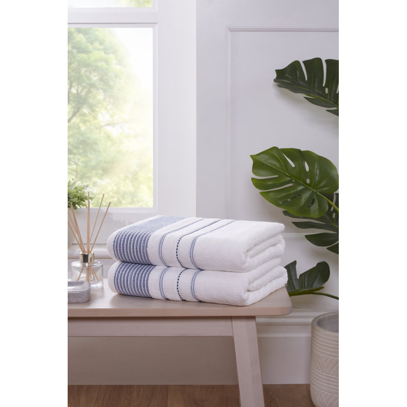 100% Cotton Bath Towel, Blue