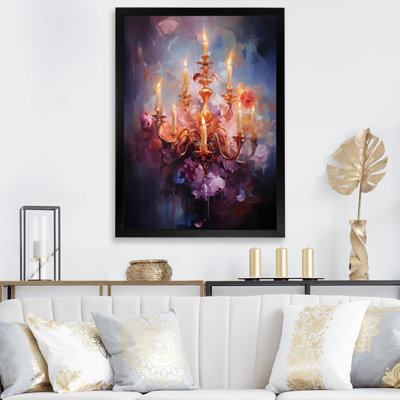«Kymorah Chandelier Whirling Embrace I», reproduction d'art sur toile