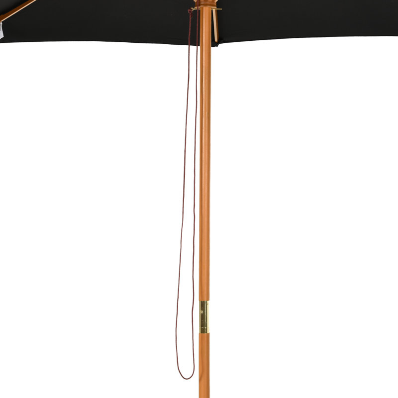 300cm Market Parasol, Black