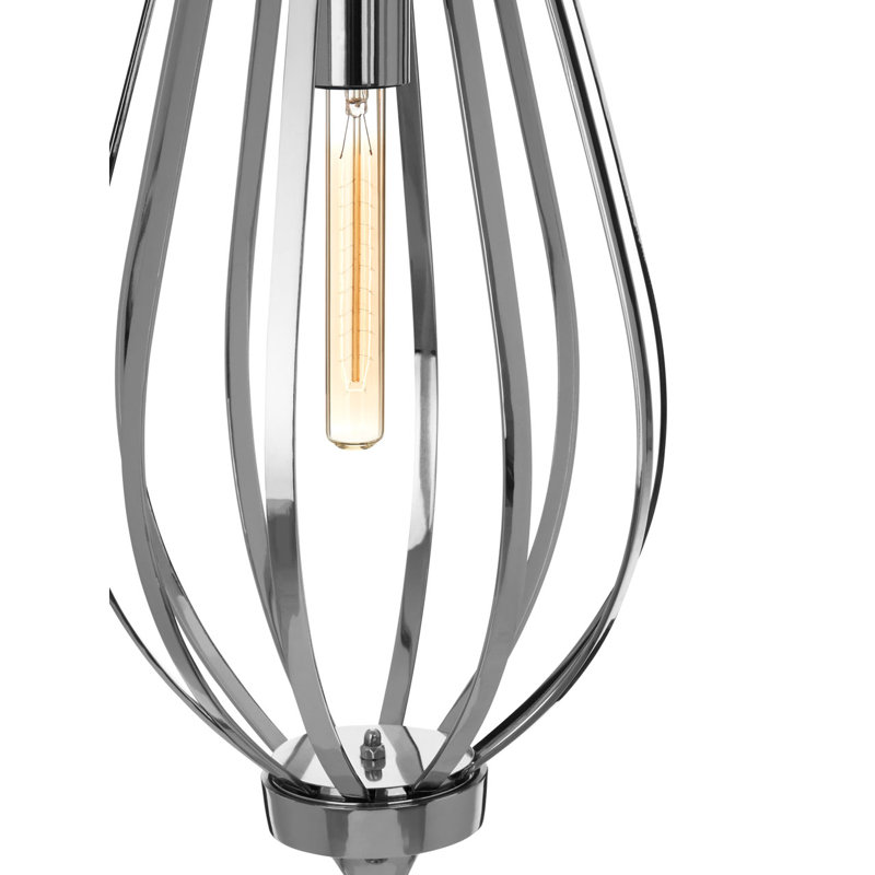 Rico 1 - Light Silver Single Pendant