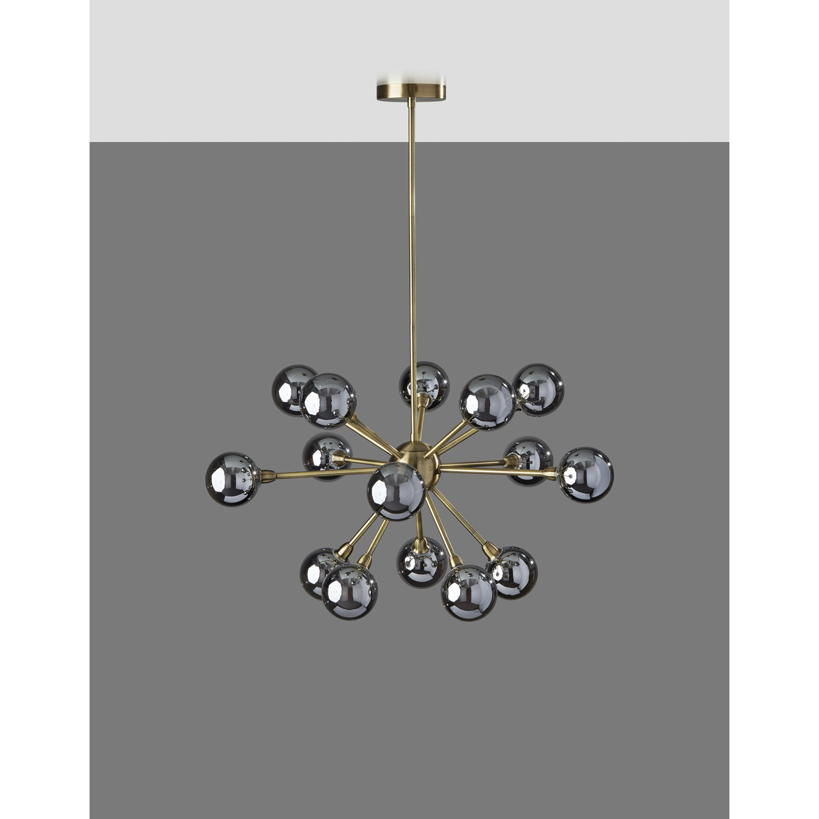 Lorraine Solid Brass 6-Light Chandelier
