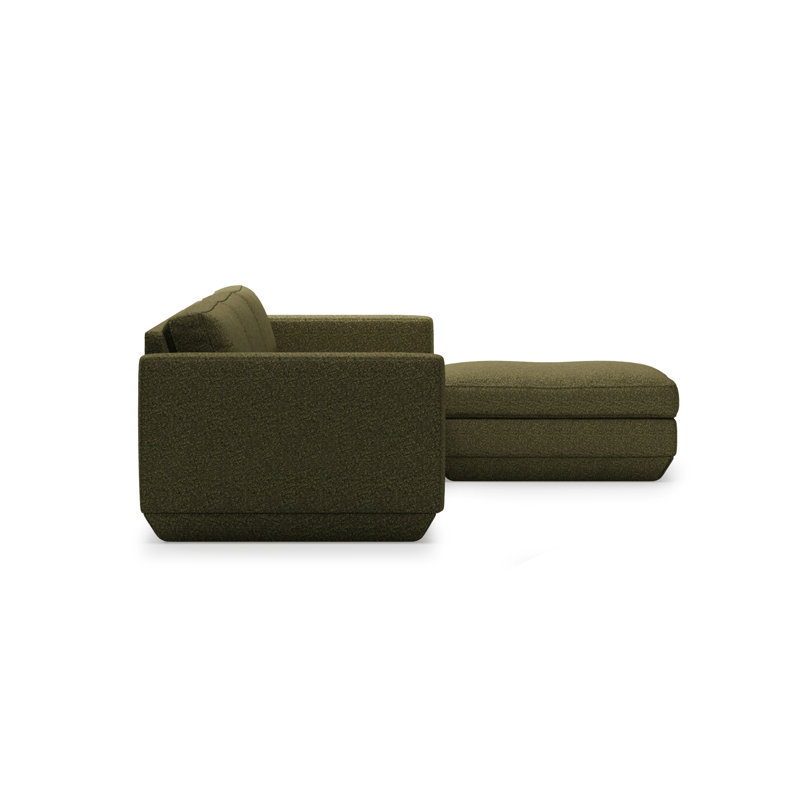Podium Modular 4 PC Sectional, Right Hand Facing, Copenhagen Terra